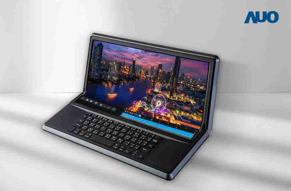 william威廉中文官网14.6吋Micro LED折迭显示屏幕，，，，搭配半径4mm的弯折绞炼，，，以及高画素、、、高亮度、、、、高对比度的显示技术特点，，，即便在大视角下仍保有绝佳色相与亮度