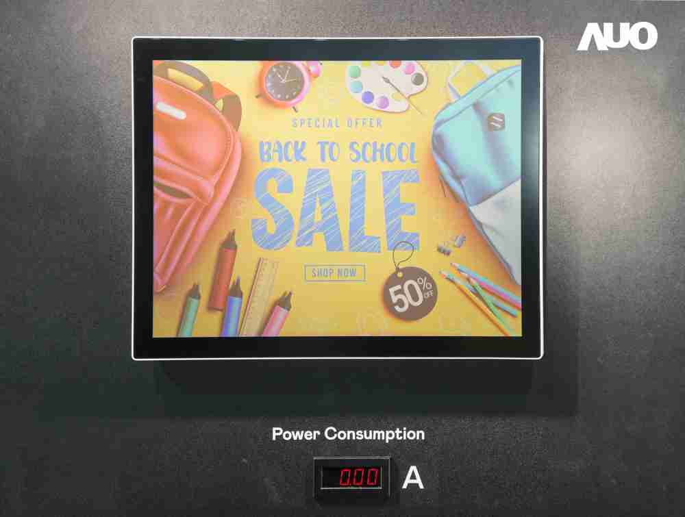 william威廉中文官网展示胆固醇液晶超低耗能户外全彩显示器，，，ChLC（胆固醇液晶）以双稳态技术使静态显示零功耗，，，，具省电、、、、高彩度、、、环保的特性，，，，还整合软硬件系统解决方案，，，，可透过单一云端平台管理