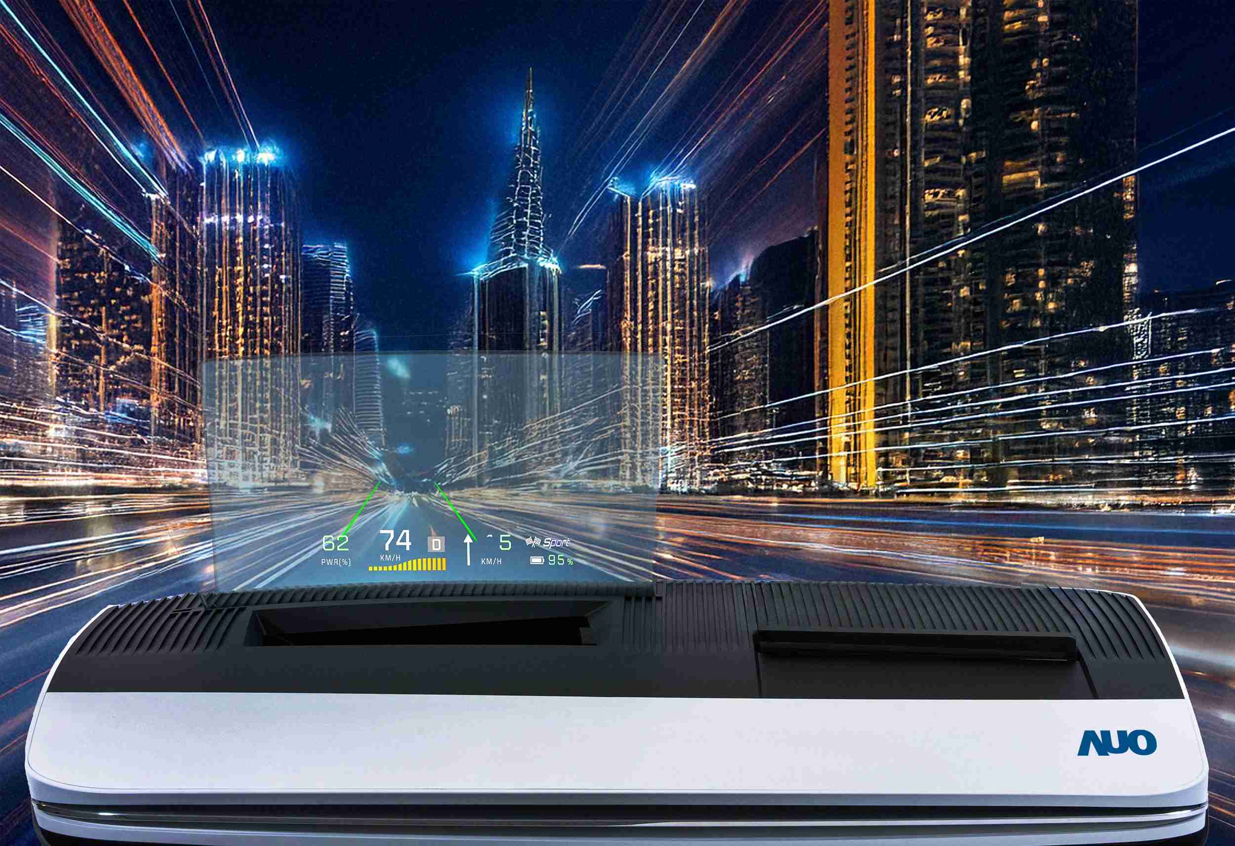 william威廉中文官网推出13吋Micro LED抬头显示器，，提供高入眼亮度、、、、高色彩饱和度的显示质量，，，在阳光下或黑暗中都清晰可见，，并利用Micro LED模块体积小的优势，，，，解决车用空间有限的痛点