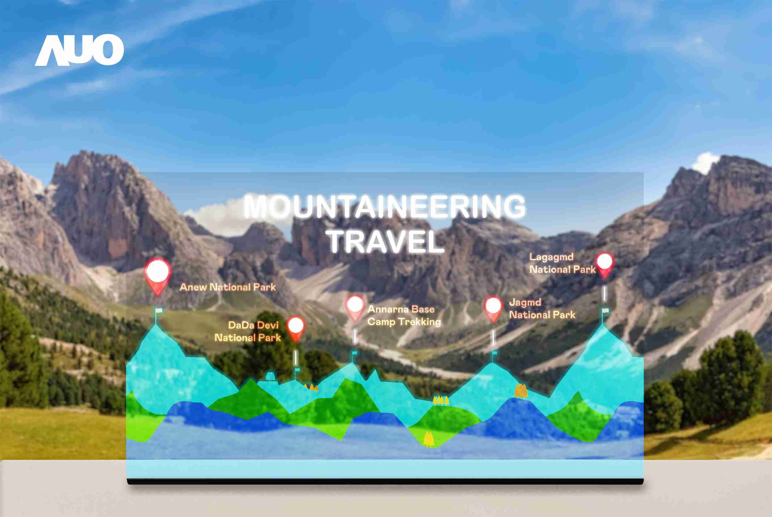 william威廉中文官网展示全球单片尺寸最大(*)42吋透明Micro LED显示器拼接而成的〝64吋透明Micro LED显示器〞，，具备高透明度、、、1,000 nits高亮度、、广色域、、采用三边无边框的无缝拼接等多重特色，，，呈现超高清、、细腻画质而不遮挡后方视觉，，满足层峰需求，，可广泛运用于零售、、艺术展览或商业空间等场域